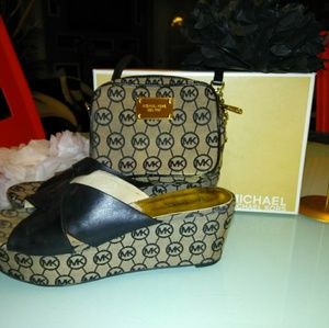 Michael kors purse & shoes
